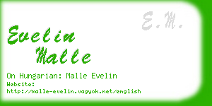 evelin malle business card